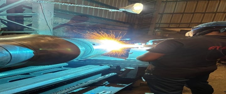 Cement Plant Roller Coating