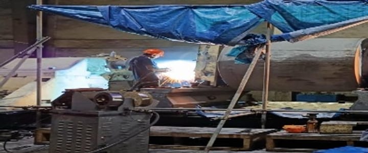 Cement Plant RP Roller General Size Coating