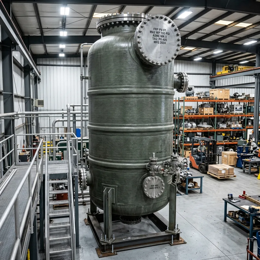 FRP Heavy Duty Pressure Vessel